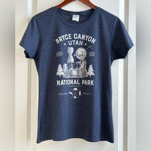 Bryce Canyon National Park T-Shirt, Medium, Heather Blue